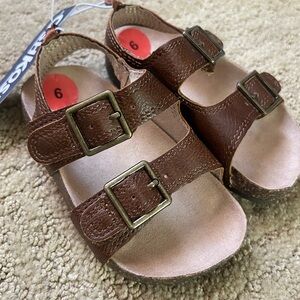 OshKosh B'gosh Brown Kids Sandals